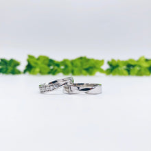 Load image into Gallery viewer, Lab diamond Wedding Bands Moissanite Eternity Rings