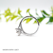 Load image into Gallery viewer, Lucce Azalea Pavé Round Moissanite