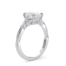 Load image into Gallery viewer, Lucce Alessa Oval Natural Diamond 0.52ct E VS2 GIA 18K White Gold