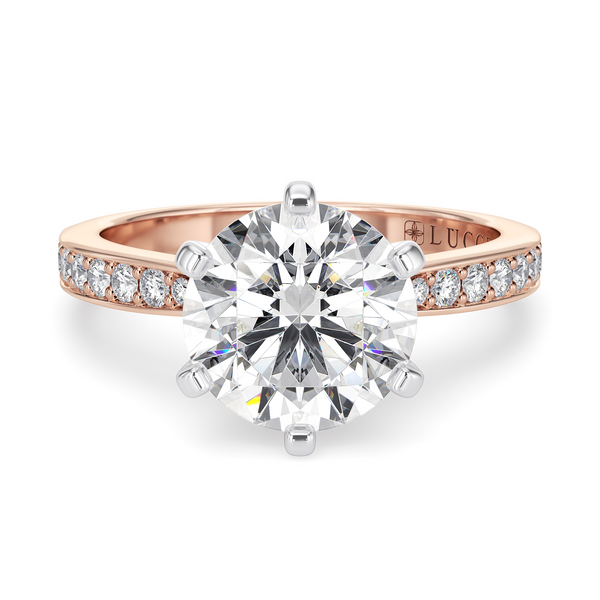 Lucce Angela Pavé Round Diamond