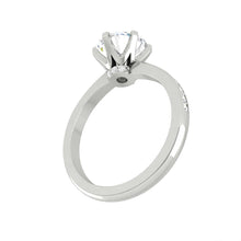 Load image into Gallery viewer, Lucce Angela Pavé Round Moissanite