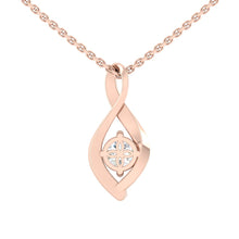 Load image into Gallery viewer, Lucce Fiore Infinity Necklace Moissanite