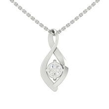 Load image into Gallery viewer, Lucce Fiore Infinity Necklace Moissanite