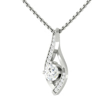 Load image into Gallery viewer, Lucce Fiore Infinity Necklace Moissanite