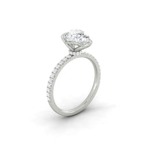 Load image into Gallery viewer, Lucce Lucia Halo Pavé Pear Diamond