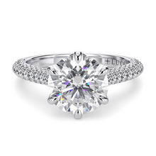Load image into Gallery viewer, LUCCE AZALEA™ Luxe Round Lab Diamond 1.07ct D VS1 Id IGI 18K White Gold