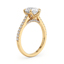 Load image into Gallery viewer, Lucce Azalea Pavé 6-Prong Oval Diamond