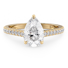Load image into Gallery viewer, Lucce Azalea Pavé Pear Diamond