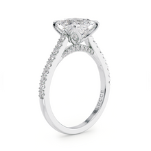 Load image into Gallery viewer, Lucce Azalea Pavé Princess Moissanite