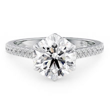 Load image into Gallery viewer, Lucce Azalea Pavé Round Moissanite