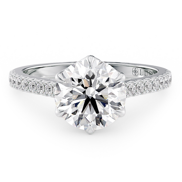 Lucce Azalea Pavé Round Diamond