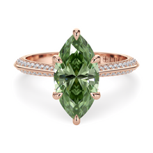 Load image into Gallery viewer, LUCCE ECUADORIAN™ Pavé Marquise VERDANT™ Green Diamond