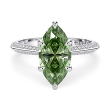 Load image into Gallery viewer, LUCCE ECUADORIAN™ Pavé Marquise VERDANT™ Green Diamond