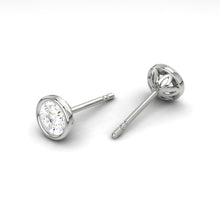 Load image into Gallery viewer, Lucce Carla Round Earrings Lab Diamond 1.68ctw E VVS2 Id IGI Platinum