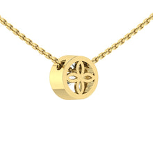 Load image into Gallery viewer, Lucce Carla Round Necklace 0.25CT Lab Diamond 14K Yellow Gold