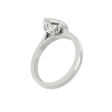 Load image into Gallery viewer, Lucce Carla Channel Pear Moissanite