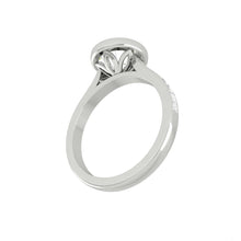 Load image into Gallery viewer, Lucce Carla Channel Round Moissanite