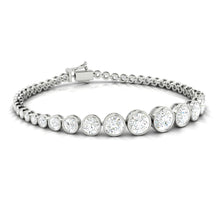 Load image into Gallery viewer, Lucce Carla Tapered Bracelet Diamond