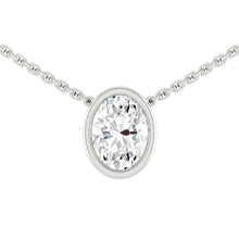 Load image into Gallery viewer, Lucce Carla Oval Necklace Diamond