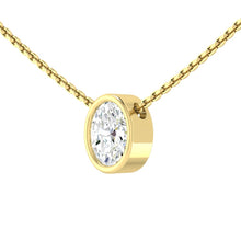 Load image into Gallery viewer, Lucce Carla Oval Necklace Diamond