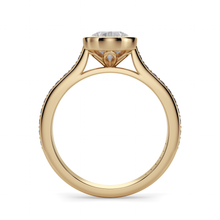 Load image into Gallery viewer, Lucce Carla Pavé Pear Moissanite