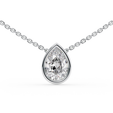 Load image into Gallery viewer, Lucce Carla Pear Necklace Diamond