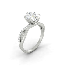 Load image into Gallery viewer, Lucce Fiore Sei Round Moissanite