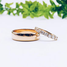 Load image into Gallery viewer, Wedding rings gold jewelry moissanite lab diamond manila philippines Lab diamond Wedding Bands