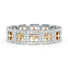 Load image into Gallery viewer, LUCCE CONSTANCE™ Elle Polished 0.48ctw Lab Diamond 18K White/Yellow Gold