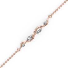 Load image into Gallery viewer, Lucce Constance Infini Bracelet Diamond