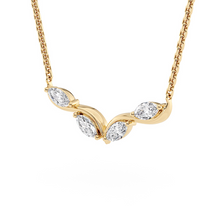 Load image into Gallery viewer, Lucce Constance Infini Necklace 1.00CTW Lab Diamond 18K Yellow Gold