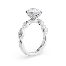 Load image into Gallery viewer, Constance Petal Pear Engagement Ring with Lab or Natural Diamond and marquise accents in Gold or Platinum
Lucce, Manila, Philippines