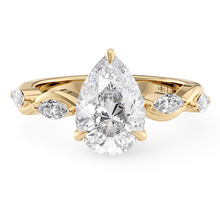 Load image into Gallery viewer, Lucce Constance Petal Pear Diamond