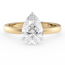 Load image into Gallery viewer, Lucce Constance Solitaire Pear Diamond