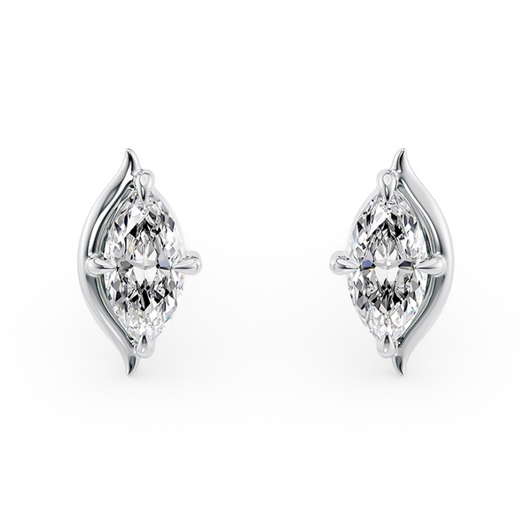 Lucce Constance Solitaire Earrings Diamond