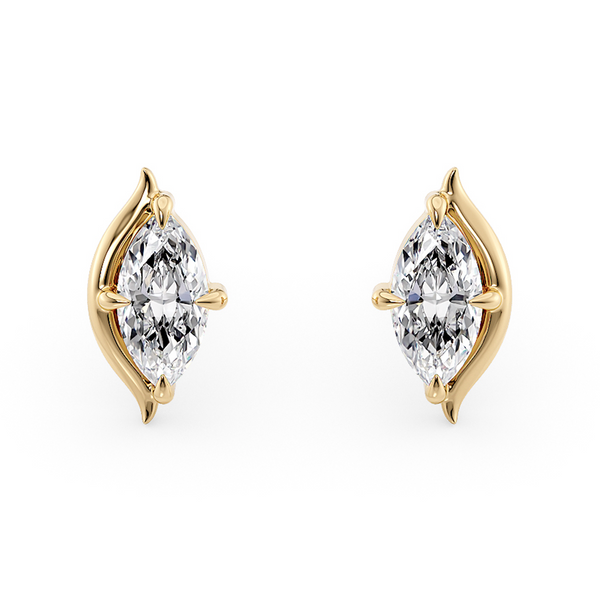 Lucce Constance Solitaire Earrings Diamond