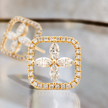 Load image into Gallery viewer, Lucce Constance Earrings Diamond