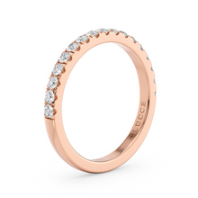 Load image into Gallery viewer, LUCCE Half Eternity Pavé Diamond Ring in Gold or Platinum