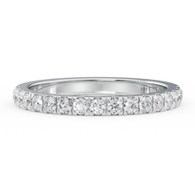 Load image into Gallery viewer, LUCCE Half Eternity Pavé Diamond Ring in Gold or Platinum