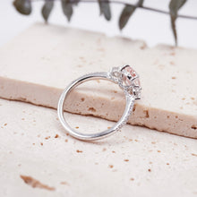 Load image into Gallery viewer, Lucce Sophia Siena Pavé Pear Rosé Pink Diamond