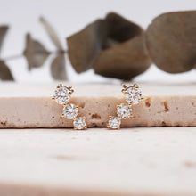 Load image into Gallery viewer, Theresa Earrings Moissanite