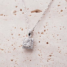 Load image into Gallery viewer, Lucce Montevalle Princess Necklace Lab Diamond 1.04ct D VS1 Ex IGI Platinum