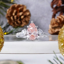 Load image into Gallery viewer, Lucce Siena Pavé Pear Rosé Pink Diamond