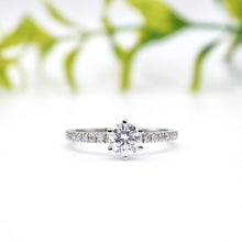 Load image into Gallery viewer, Lucce Miriam Pavé Round Moissanite