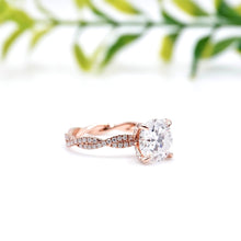 Load image into Gallery viewer, Lucce Jamila 1.95ct SUPERNOVA Moissanite 14K Rose Gold