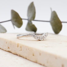 Load image into Gallery viewer, Lucce Annie 0.18CTW SUPERNOVA Moissanite 14K White Gold