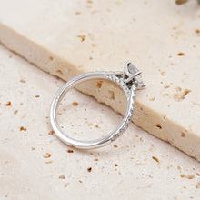 Load image into Gallery viewer, Lucce Firenze Pavé Emerald Moissanite