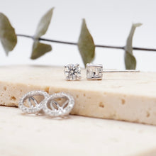 Load image into Gallery viewer, Montevalle Earrings Round Moissanite