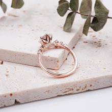 Load image into Gallery viewer, Diamond Cluster Engagement ring with Petal Prongs in Gold or Platinum, Manila Philippines