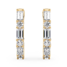 Load image into Gallery viewer, Lucce Della Hoop Earrings Diamond